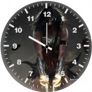 wonder woman power 9z wall clock