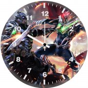 batman fight with superman 7l wall clock