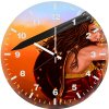 wonder woman warrior artwork 3w wall clock