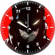 batman glowing eyes qa wall clock