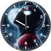 spider man soars in darkness 0x wall clock