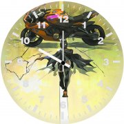 batgirl bike bd wall clock
