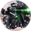 supermax black 5n wall clock