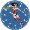 wonder woman artwork fw wall clock