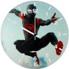 spiderman miles morales sm wall clock
