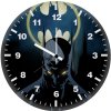 batman behind bat signal b6 wall clock