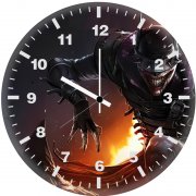 batman joker metal ni wall clock