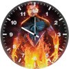 human torch ok wall clock