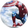 spiderman civil war artwork by wall clock