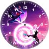 miles and gwen in spiderman across the spider verse f3 wall cloc