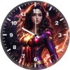 symbol of captain marvel gr wall clock