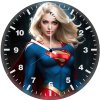 supergirl energizing justice cv wall clock