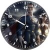 artwork batman superman wonder woman fi wall clock