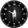 silver surfer pixel art 3g wall clock