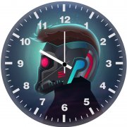 star lord the legendary outlaw ya wall clock
