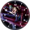 harley and joker playing games zx wall clock