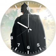 batman look outside 15 wall clock