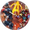 captain america and iron man d1 wall clock
