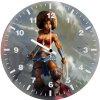 wonder woman barbarian style artwork sk wall clock