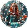 queen mera w0 wall clock
