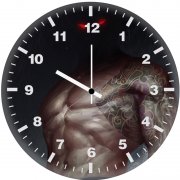 wolverine eyes glowing ef wall clock