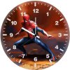 spiderman man made 8x wall clock