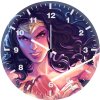 wonder woman fanart ek wall clock