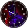 the batman red hued gotham vigilante h8 wall clock