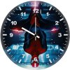 upside down spider man ai wall clock