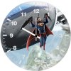 superman saves jet ex wall clock
