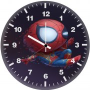 chibi spider b5 wall clock