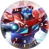 optimus prime in transformers art j1 wall clock