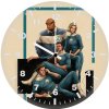 the beginning of marvel first family g0 wall clock