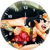 wonder woman character design 7k wall clock