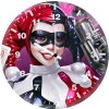 harley quinn smiling 5n wall clock