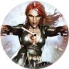 black widow arts wb wall clock