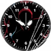 dark spider man 2k wall clock