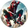 spider man protecting new york pl wall clock