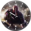 spiderman carrying infinity gauntlet ve wall clock