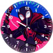 art new miles morales bg wall clock