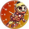 art iron man 7n wall clock