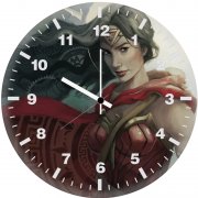 wonder woman new artwork mo wall clock