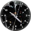 black spiderman 5f wall clock