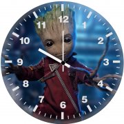 5k baby groot hs wall clock
