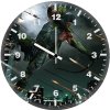 green arrow bow 2j wall clock