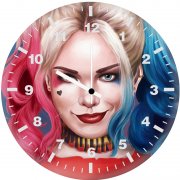 arts harley quinn d3 wall clock