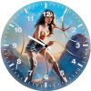 wonder woman mythical warrior jl wall clock
