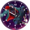 miles morales jumping art 6d wall clock