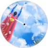 superman fly by 8q wall clock