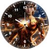 aegis of themyscira wonder woman might k3 wall clock